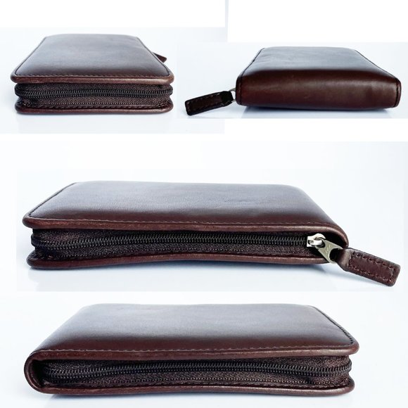 Coach Leather Organizer Palm Pilot Holder Zip Around PDA Storage Vintage - Picture 5 of 9